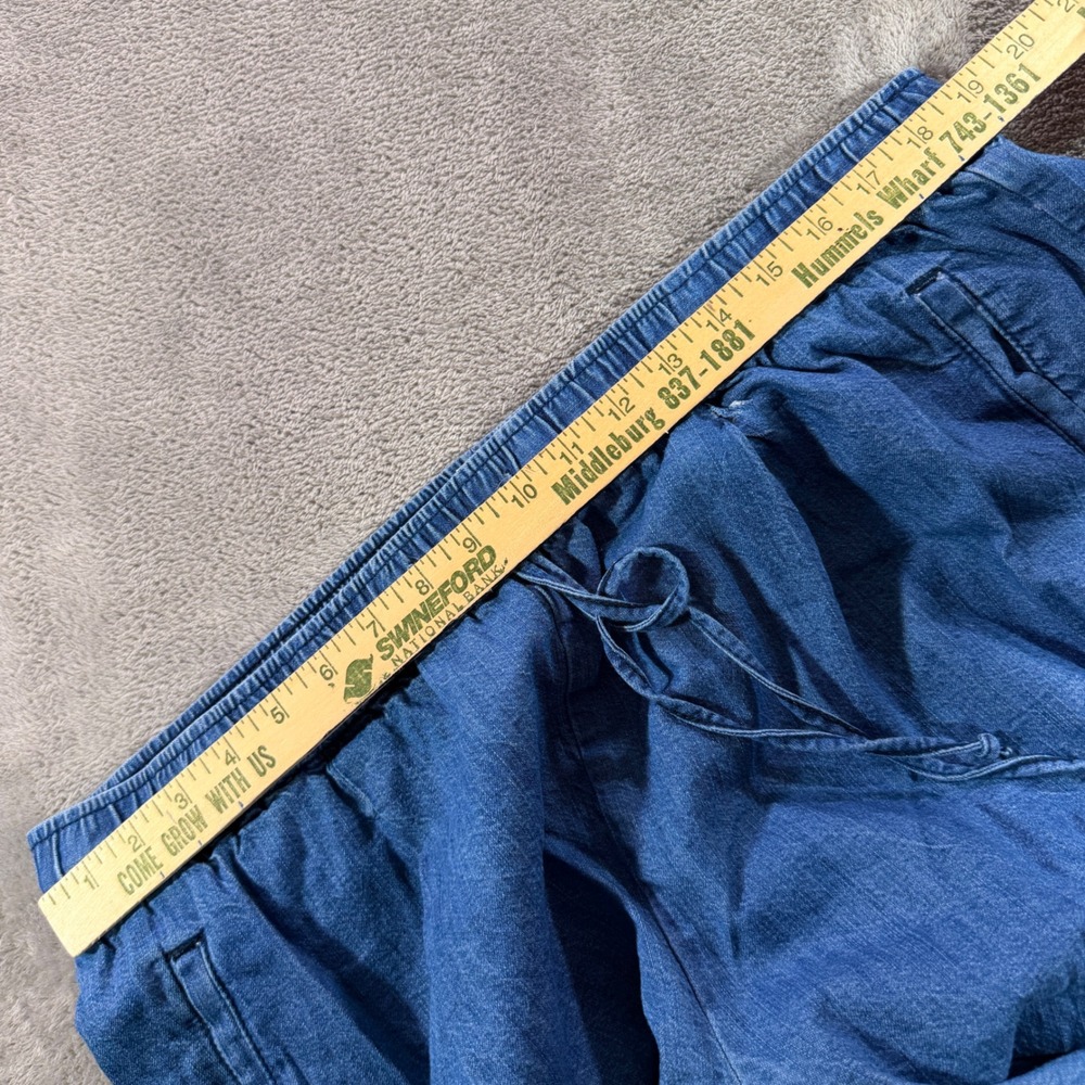 Old Navy Billie Pants Womens XL Blue Dark Wash High Rise Comfort Waist Denim - Picture 5 of 11